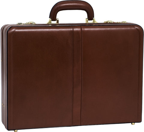 McKlein V Series Harper Leather Expandable Attache Case