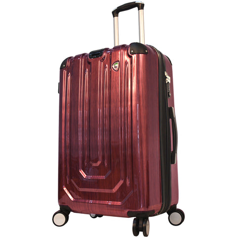 Mia Toro Spazzolato Metallo Hardside 25in Spinner 