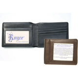 Royce Leather RFID Blocking Double ID Bifold Wallet