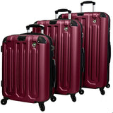 Mia Toro Regale Composite Hardside Spinner 3 Piece Set