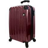 Mia Toro Spazzolato Lucido Hardside Spinner 3 Piece Set 