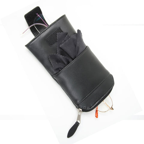 Royce Leather Double Eyeglass Carrying Case