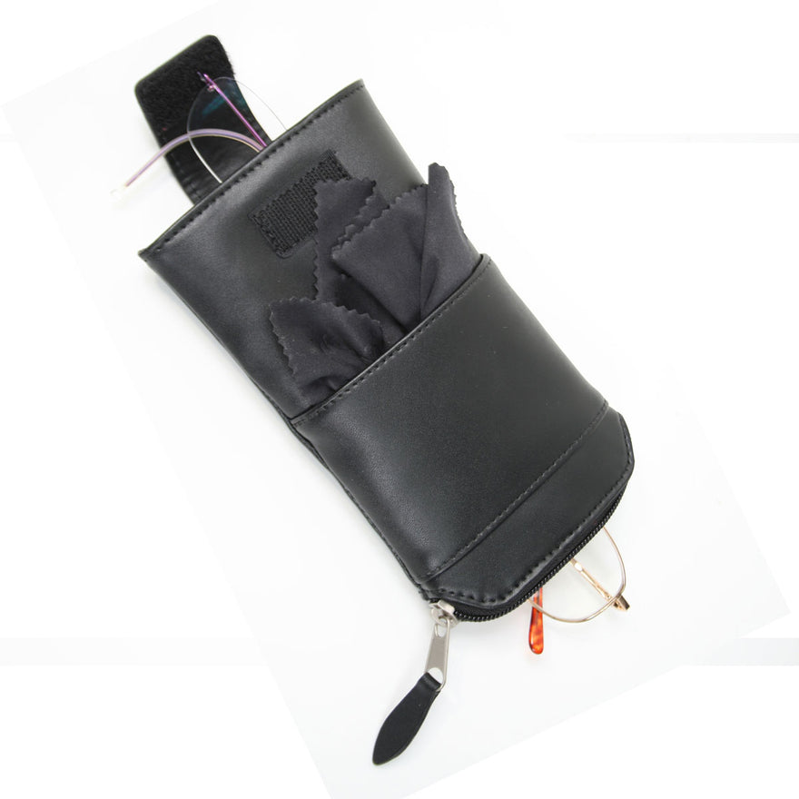 Royce Leather Double Eyeglass Carrying Case