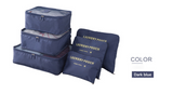 high quality 6pcs/set luggage Travel organizer bag large for Men women Multifunction cosmetic