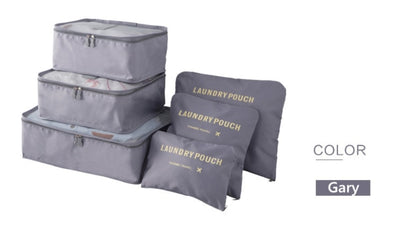 high quality 6pcs/set luggage Travel organizer bag large for Men women Multifunction cosmetic