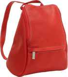 LeDonne Leather U-Zip Mini Backpack - Luggage Factory