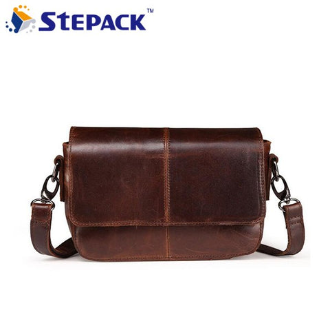 Hot Sale Women Messenger Bags Genuine Leather Shoulder Bags Mini Simple Casual Leather Bags
