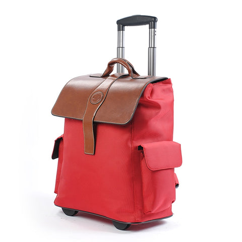 Fashion Multifunctional Double-Shoulder Back Waterproof Trolley Bag Travel Luggage 20