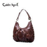 Cobbler Legend Cow Leather Shoulder Messenger Bag Women Leather Handbags Ladies Hand Bag Female