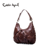 Cobbler Legend Cow Leather Shoulder Messenger Bag Women Leather Handbags Ladies Hand Bag Female