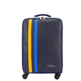 Wholesale!18 20 22 24Inch Vintage Pu Leather Travel Luggage Bag Set For Girl,Lovely Blue Europe