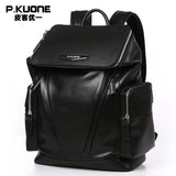 Fashion Designer Genuine Leather Backpacks For Men School Bags Famous Brand Shoulder Bag Men Travel