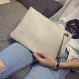 Fashion Solid Women'S Clutch Bag Leather Women Envelope Bag Clutch Evening Bag Female Clutches