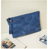 Fashion Solid Women'S Clutch Bag Leather Women Envelope Bag Clutch Evening Bag Female Clutches