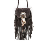 Women Pu Leather Bag Female Fashion Shoulder Bags Famous Brand Crossbody Bags Fringe Tassel Women