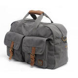 Vintage Retro Military Canvas Leather Men Travel Bags Luggage Bags Men Duffle Bags Leather