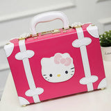 Women Vintage Trolley Luggage Travel Bag Hello Kitty Luggage Universal Wheels Luggage Sets Travel
