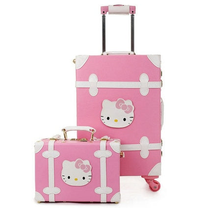 Set of Hello Kitty Trolley Suitcase Luggage carry on (U.S. Seller)