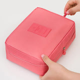 Women Makeup Bag Cosmetic Bag Case Make Up Organizer Toiletry Storage Neceser Rushed Floral Nylon