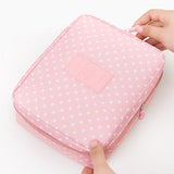 Women Makeup Bag Cosmetic Bag Case Make Up Organizer Toiletry Storage Neceser Rushed Floral Nylon