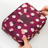 Women Makeup Bag Cosmetic Bag Case Make Up Organizer Toiletry Storage Neceser Rushed Floral Nylon