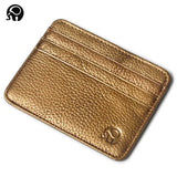 Men Wallet Business Card Holder Bank Cardholder Leather Cow Pickup Package Bus Card Holder Slim
