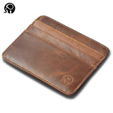 Men Wallet Business Card Holder Bank Cardholder Leather Cow Pickup Package Bus Card Holder Slim
