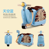 Children Travel Locker Handbag Boy Girl Baby Creative Toy Box Luggage Suitcase Pull Rod Box Can Sit