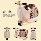 Children Travel Locker Handbag Boy Girl Baby Creative Toy Box Luggage Suitcase Pull Rod Box Can Sit