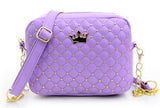 Loshaka Women Shoulder Bag Fashion Plaid Messenger Bags Rivet Chain Handbag High Quality Pu Leather