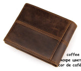 Cowather 100% Top Quality Cow Genuine Leather Men Wallets Fashion Splice Purse Dollar Price