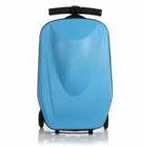 100%Pc Fashion 21 Inches Students Scooter Suitcase Boy Cool Trolley Case 3D Extrusion Business