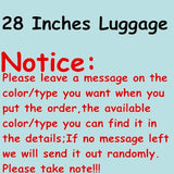 Luggage Female Universal Wheels Trolley Luggage Travel Bag Male Hard Case Luggage Bag 20 22 24 26
