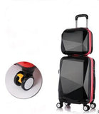 Wenjie Brothernew 2Pcs/Set Shinning 14Inch+20Inch Cosmetic Bag Men And Women Trolley Case Travel