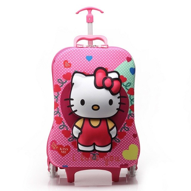 Hot!16 Inches Variety Of Cartoon 3D Extrusion Eva Luggage Kids Climb Stairs Luggage Suitcase Travel