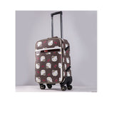 New 20 Inch Hello Kitty Spinner Travel Luggage Suitcase Sets Kids Student Women Trolleys Rolling