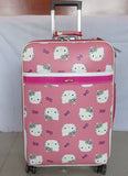 New 20 Inch Hello Kitty Spinner Travel Luggage Suitcase Sets Kids Student Women Trolleys Rolling