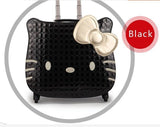 New Hello Kitty Women Girl Kids Trolley Cases Luggage 18"Uniersal Wheels Swivel Casters 3D Travel