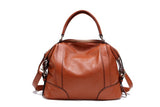 100% Cowhide Genuine Leather Bag Vintage Women'S Handbags First Layer Real Leather Women Bag