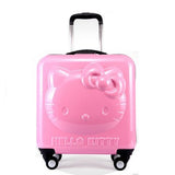 Lovely Hello Kitty Luggage Children Trolley Travel Bag 18 Inch Cartoon Kids Suitcases Hello Kitty