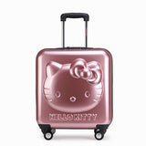 Lovely Hello Kitty Luggage Children Trolley Travel Bag 18 Inch Cartoon Kids Suitcases Hello Kitty