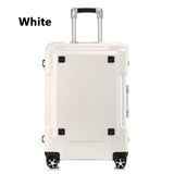 Letrend New 24 29 Inch Rolling Luggage Aluminium Frame Trolley Solid Travel Bag 20' Women