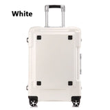 Letrend New 24 29 Inch Rolling Luggage Aluminium Frame Trolley Solid Travel Bag 20' Women