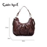 Cobbler Legend Cow Leather Shoulder Messenger Bag Women Leather Handbags Ladies Hand Bag Female