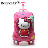 Hot!16 Inches Variety Of Cartoon 3D Extrusion Eva Luggage Kids Climb Stairs Luggage Suitcase Travel