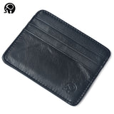 Men Wallet Business Card Holder Bank Cardholder Leather Cow Pickup Package Bus Card Holder Slim