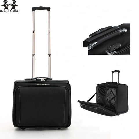 Wenjie Brother New Arrival Hot  Oxford Cloth Business Trolley Luggage Travel Suitcase Boarding  For