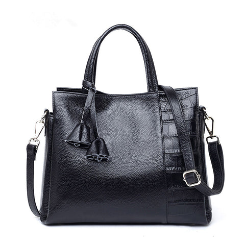 Cowhide Genuine Leather Bags Designer Women Handbag Female Handbags Ladies Portable Shoulder Bag