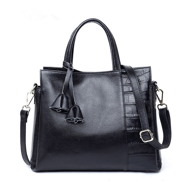 Cowhide Genuine Leather Bags Designer Women Handbag Female Handbags Ladies Portable Shoulder Bag