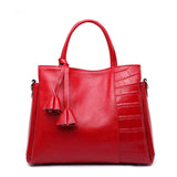 Cowhide Genuine Leather Bags Designer Women Handbag Female Handbags Ladies Portable Shoulder Bag